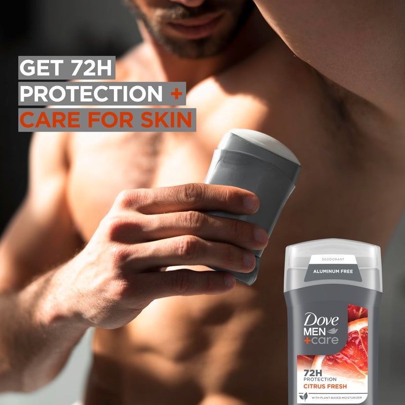 Dove Men+Care DOVE MEN + CARE Aluminum Free Deodorant for Men 3 Pack Summer Citrus Deodorant for Men 3 oz - Image 3