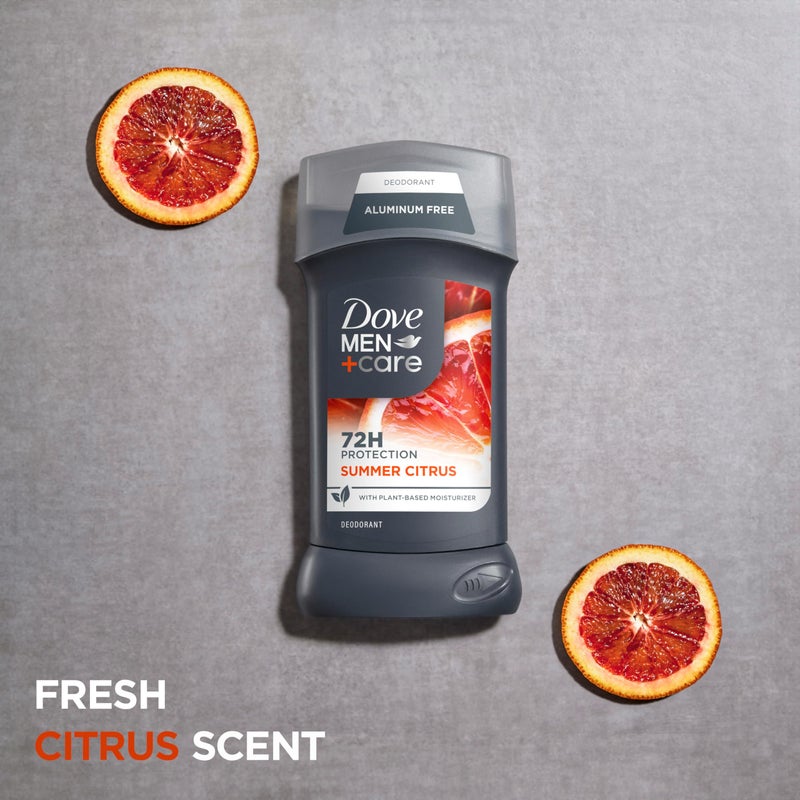 Dove Men+Care DOVE MEN + CARE Aluminum Free Deodorant for Men 3 Pack Summer Citrus Deodorant for Men 3 oz - Image 4