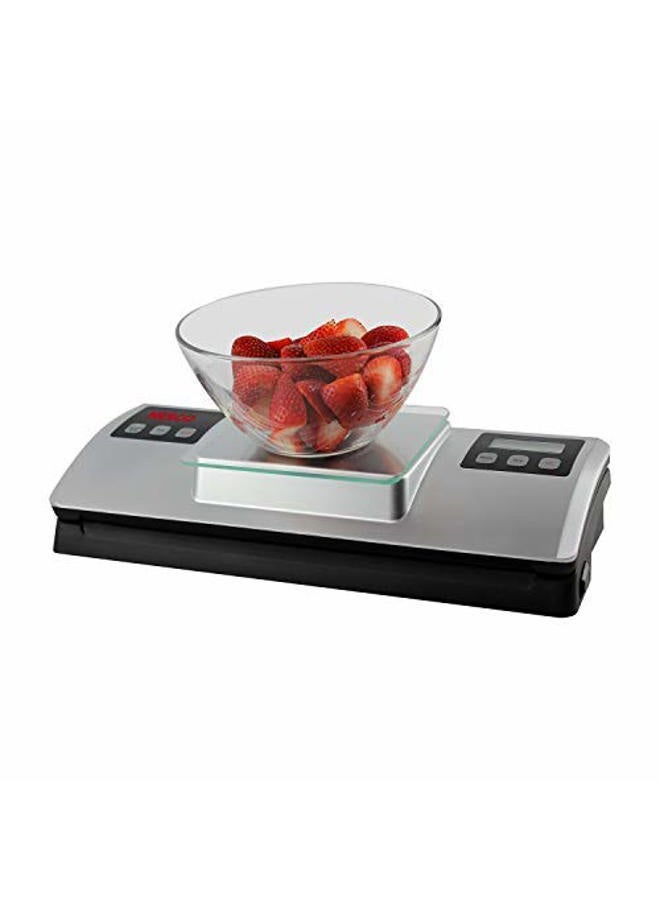 Nesco VSS-01 Automatic Food Vacuum Sealer with Digital Scale and Bag Starter Kit, Silver - Image 3