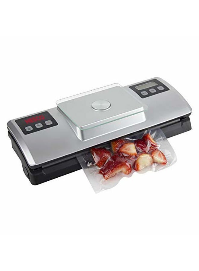 Nesco VSS-01 Automatic Food Vacuum Sealer with Digital Scale and Bag Starter Kit, Silver - Image 5