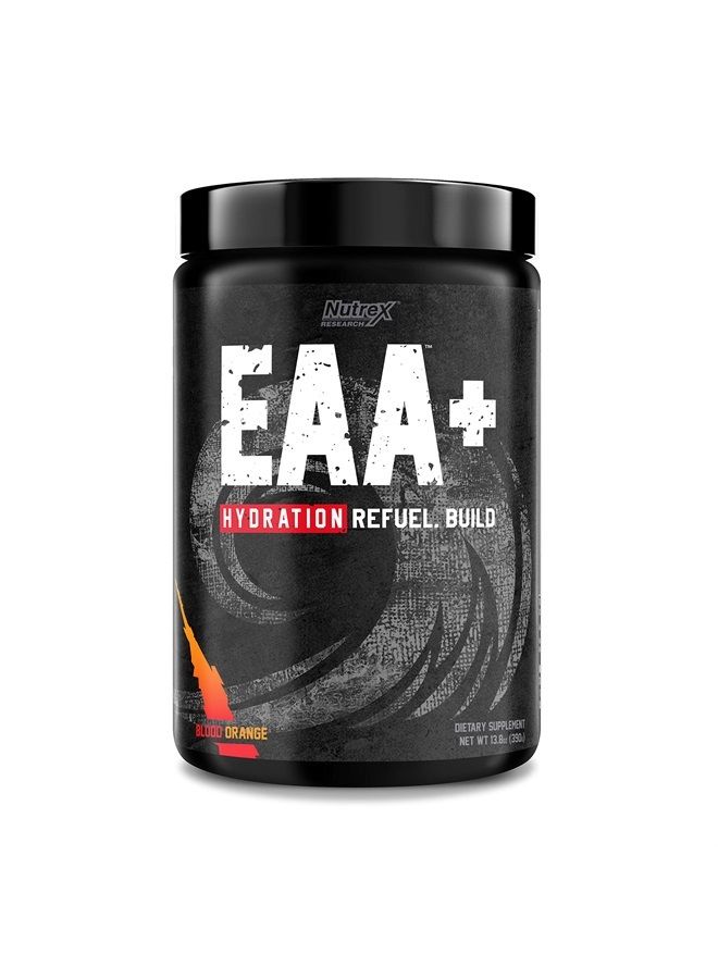 Nutrex Research مسحوق EAA هيدراشن EAAs + BCAAs لاستعادة العضلات والقوة بنكهة البرتقال الدموي 30 حصة - Image 1