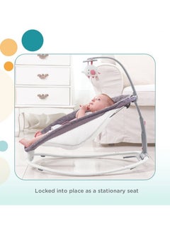 Arababy Baby Rocker Adjustable Chair For Newborn To Toddler With Music - Multicolour  - Image 5