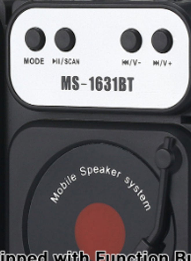 نيبمينينت مكبر صوت بتقنية البلوتوث وإضاءة LED ملون محمول للأماكن الخارجية أسود/ أحمر/ فضي - Image 3