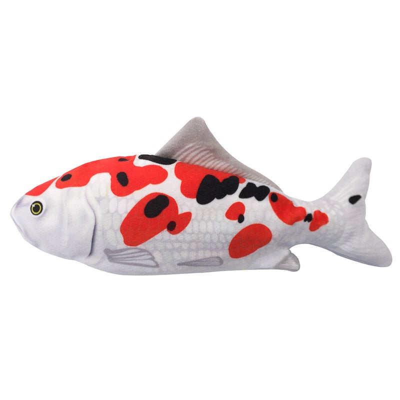Realistic Plush Simulation Electric Doll Fish Funny Interactive Pets Chew Bite Supplies for Cat Fish Flop Cat Toy for Biting and Kicking - Image 1