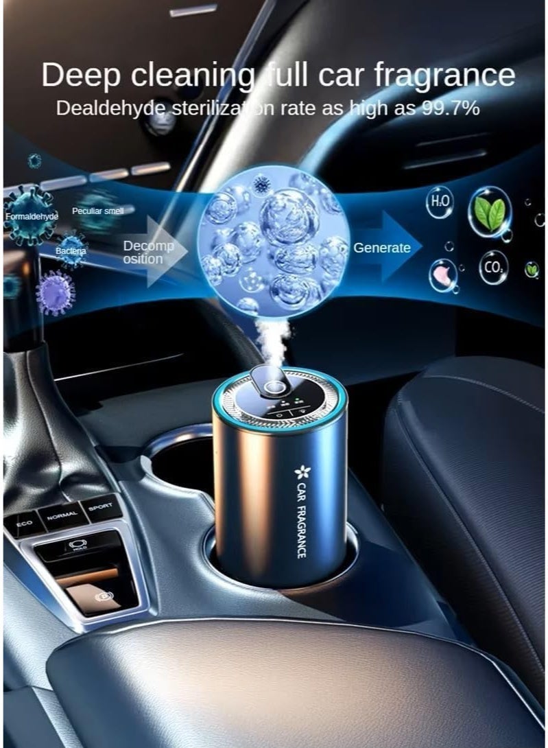 Alayjah, Car Fragrance with LED and Laser Roof Lights, 3 Modes (Normal/Strong/Home),Dual Function Air Freshener and Ambient Light, Enhances Car Smell and Style 10800030 - Image 5