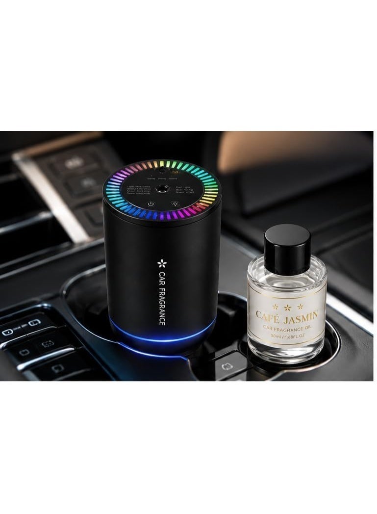 Alayjah, Car Fragrance with LED and Laser Roof Lights, 3 Modes (Normal/Strong/Home),Dual Function Air Freshener and Ambient Light, Enhances Car Smell and Style 10800030 - Image 3
