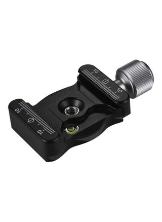 Quick Release Arca Type Camera Clamp for Tripods and Ballhead with Bubble Level Black - pzsku/Z0763A08CC6A9BAA00E55Z/45/_/1701940910/36850284-3987-4aaa-a16a-81ecca24084c