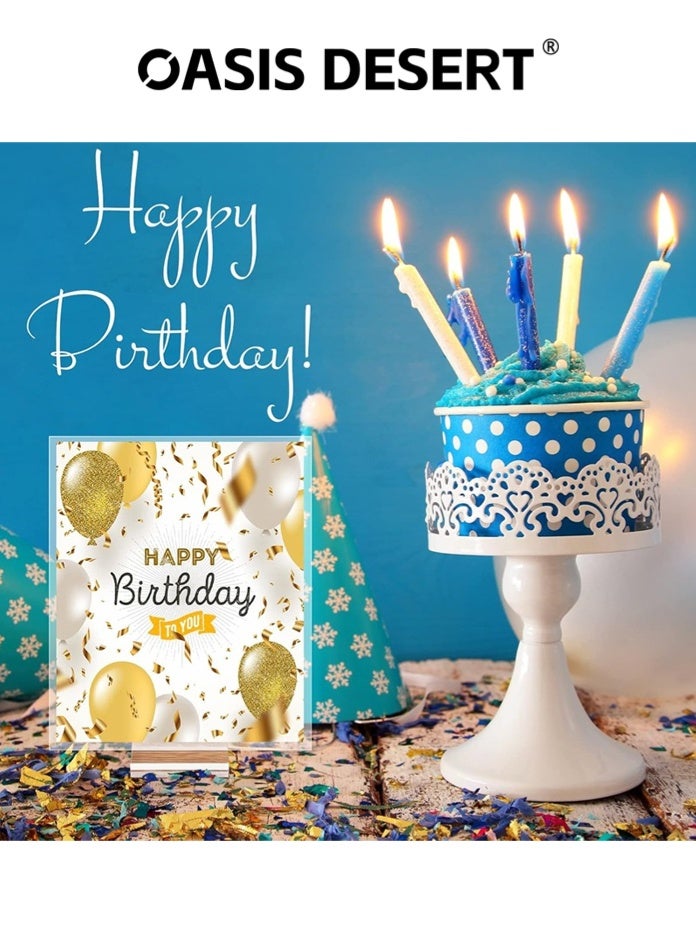 OASIS DESERT Acrylic Stands Place Card Holders Table Number Stands Clear Card Display Stand Suitable for Table Wedding Photos Menu and Meeting 12 Pieces - Image 4