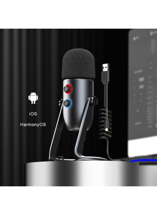 Tuttonica Tutto-sp242 Microphone For Recording |mic for Studio | Streaming | Gaming | Live sreaming | Broadcasing | Studio | Podcasting Compatiable with Pc, Mac, Harmony Os, Ios And Android - Image 3