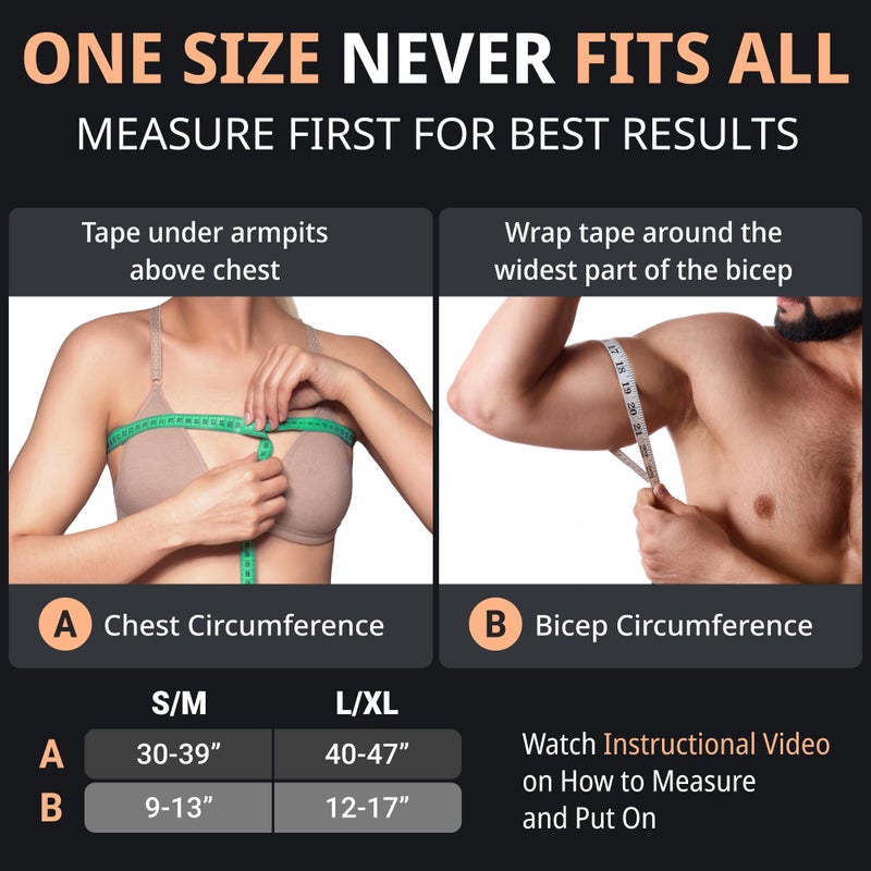 FIGHTECH Shoulder Brace - Support & Injury Prevention Brace- Joint Pain Releaser- Shoulder Compression Wrap Strap - Adjustable Injury Accessories for Shoulders - Premium Quality Strap by FIGHTECH (Pink, L-XL) - Image 2