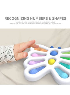 Mini Portable Dimple Digit, Perfect for Traveling, Ultimate Value Flower dimple Fidget Toys, Durable ABS Plastic and Silicone, Fidget, Toy, Assorted Colors Butterfly
