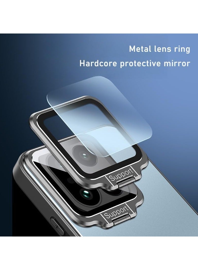 عام الغلاف المغناطيسي الواقي المتوافق مع OnePlus 15 5G، 【متوافق مع حوامل السيارات】 【مزود بحامل مدمج للكاميرا】 - غلاف خلفي من مادة TPU بملمس مات مقاوم للصدمات والسقوط مُصمم خصيصًا لـ OnePlus 15 - Image 2