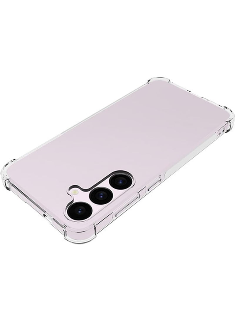 Rock Pow For Samsung Galaxy S24 Plus Case Crystal Clear Ultra Slim Cover Shock-Absorption Bumper Transparent Shockproof Phone Case for S24 Plus - Image 3