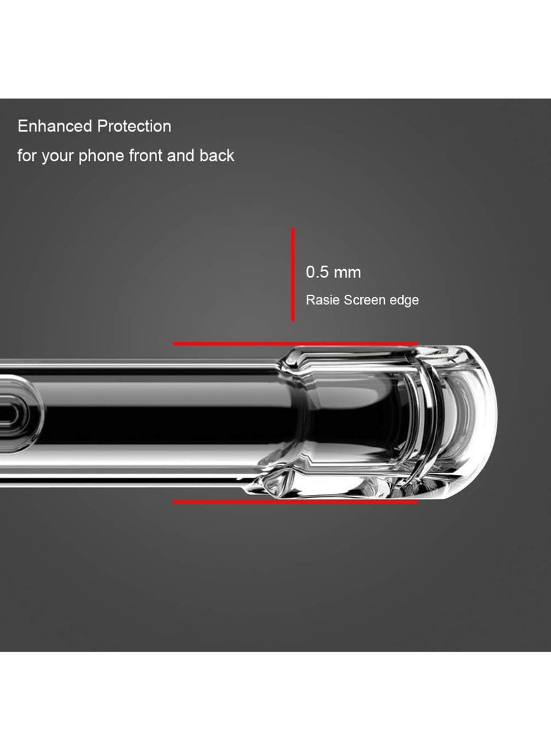 Rock Pow For Samsung Galaxy S24 Plus Case Crystal Clear Ultra Slim Cover Shock-Absorption Bumper Transparent Shockproof Phone Case for S24 Plus - Image 5