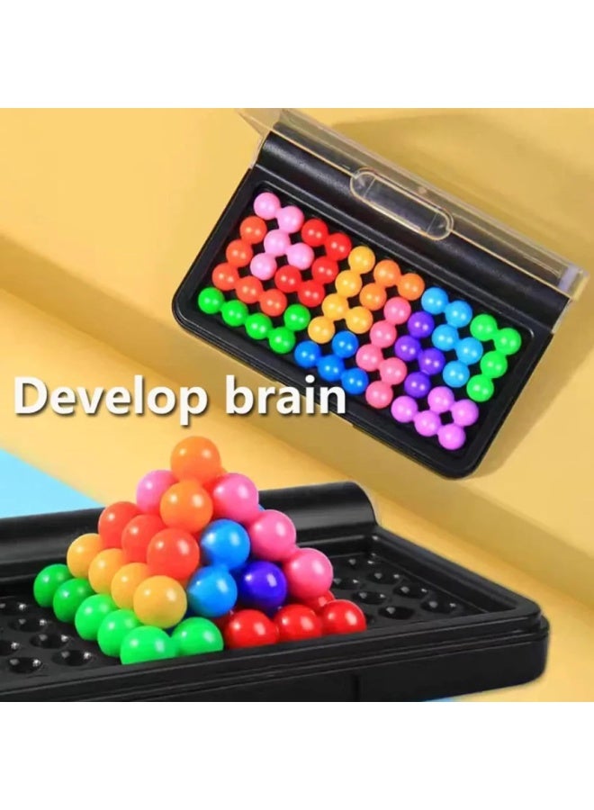 WAHA TOYS 3D Brain Puzzle Logic Game with 200+ Challenges | Educational IQ Toy for Kids & Adults | 2D & 3D Puzzle Board Game for Problem Solving & Cognitive Skill Building | Travel Brain Teaser Gift - Image 3