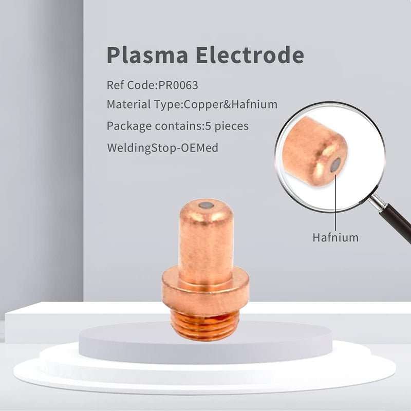 WeldingStop Plasma Kit for Eastwood Versa Cut 60 CB70 Torch (PKG-14, Tip Diameter 1.2mm 0.047'', Electrode Replacement) - Image 2