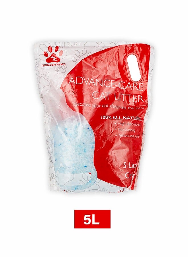 Thunder Paws Advance Care Crystal Cat Litter - 5L - Image 1