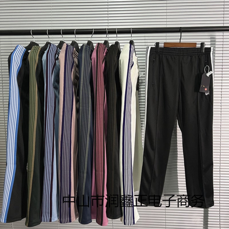 22Fw Butterfly Embroidered Logo Co-Brand Sports School Uniform Suit Men'S And Women'S Bar Ribbon Casual Sportswear Sports Pants - Image 2