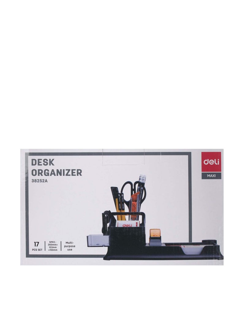 Deli Multifunctional Desk Organizer 17-Piece Set - Image 5