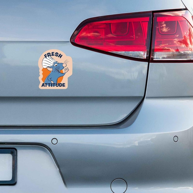 Open Road Brands Disney Pixar Ratatouille Fresh Attitude Vinyl Decal Sticker Fun Ratatouille for Car - Image 5