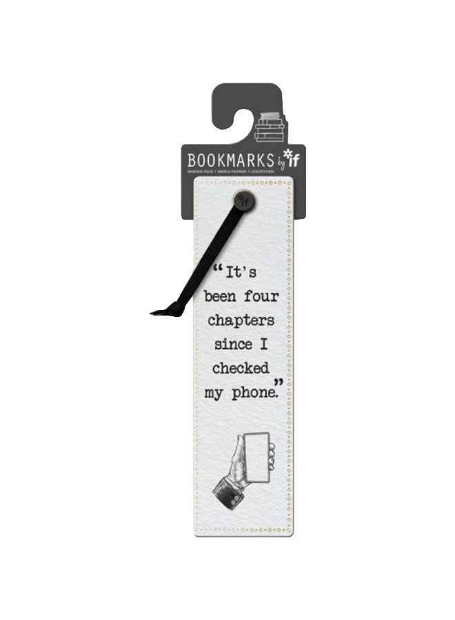 أي إف علامات مرجعية مطبوعة فحصتُ هاتفي بلوحة مغلفة