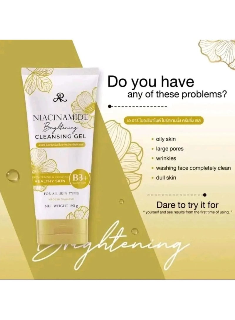 إيه آر جل التنظيف والتفتيح بالنياسيناميد  190مل - Image 2