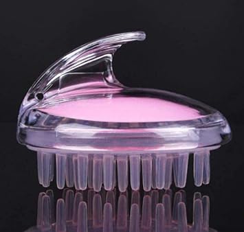 N1 3x Hair Brush Scalp Massager Shampoo Brush Dandruff Brush for Scalp Care Deep Hair Cleaning Soft Silicone Shower Comb Blue Pink and Purple - Image 2