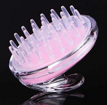 N1 3x Hair Brush Scalp Massager Shampoo Brush Dandruff Brush for Scalp Care Deep Hair Cleaning Soft Silicone Shower Comb Blue Pink and Purple - Image 3