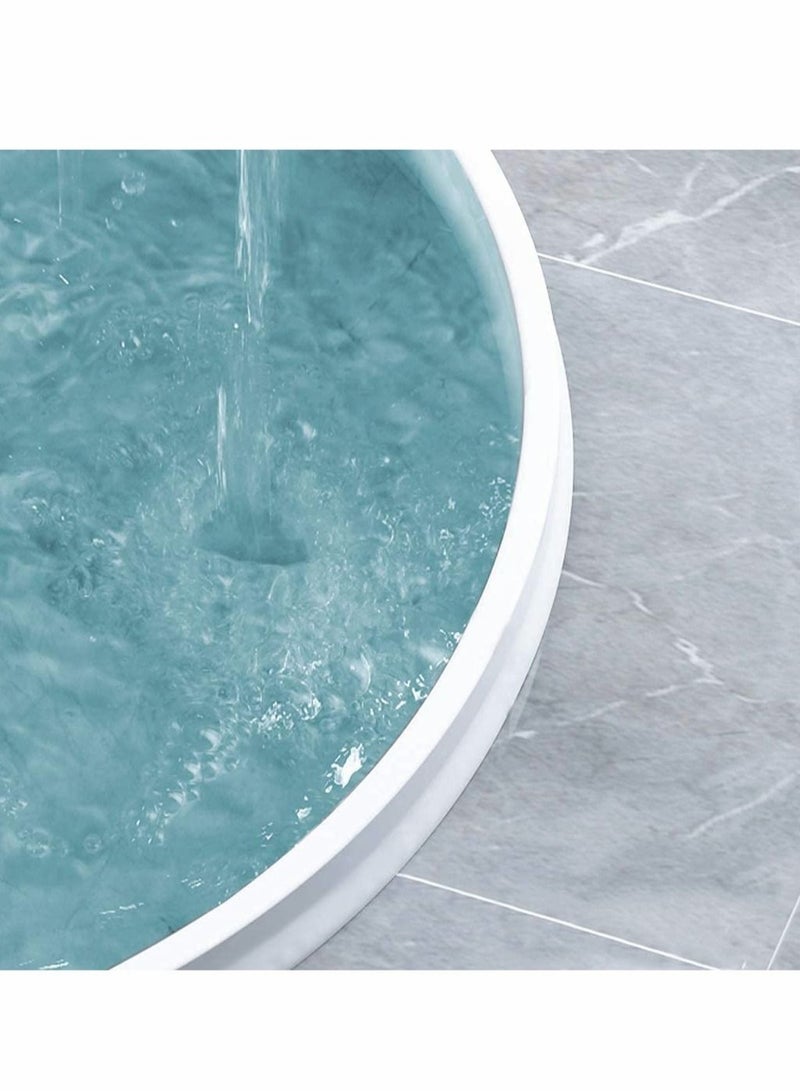 Captaintech Collapsible Shower Water Dam Shower Stopper Barrier and Retention System and Keeps Water Inside Threshold Dry and Wet Separation Suitable for Bathroom and Kitchen, 1M - Image 1