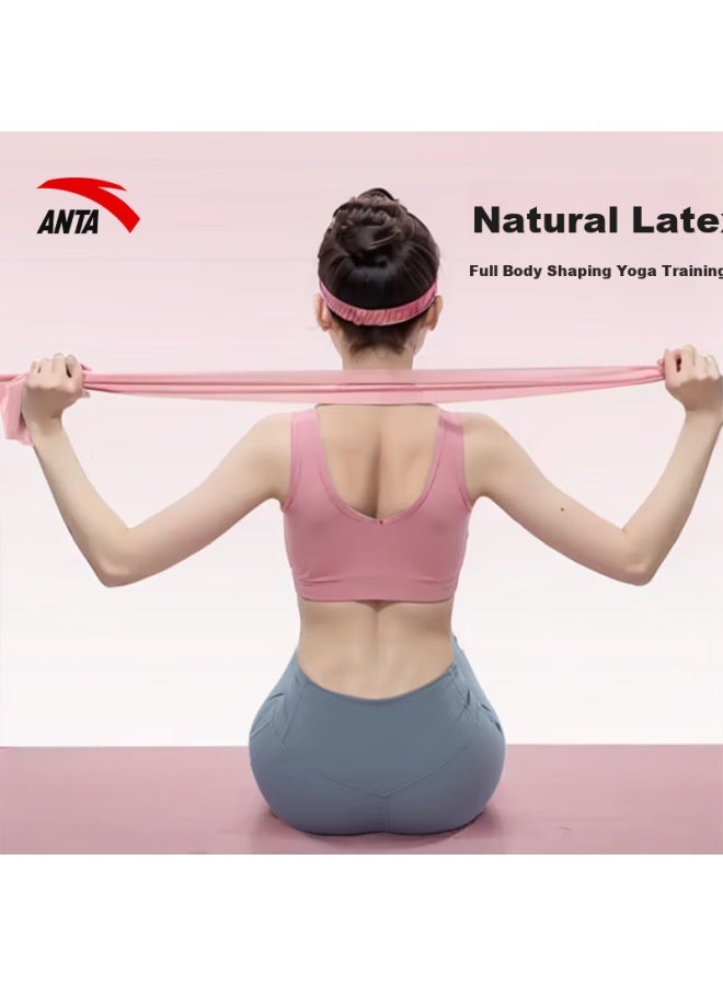 ANTA Anta Elastic Band For Ankle Rehabilitation Leg Stretching Band Strength Training Resistance Band 20-30 Lbs Pink - Image 3