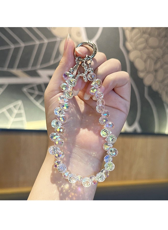Crystal Beaded Phone Wrist Strap, Cute Phone Bracelet Strap for Women Blingbling Sparkling Cell Phones Wrist Straps Beaded - Image 5