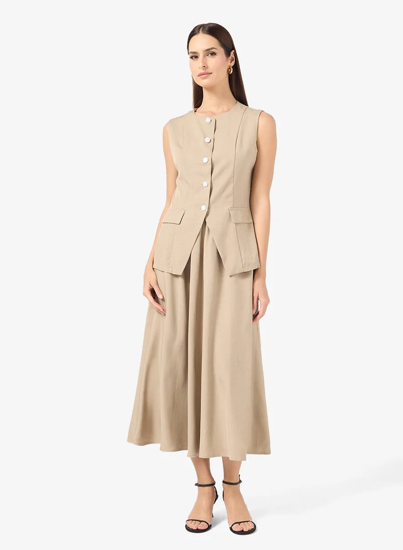 ELLA  Vest With Skirt Set for Women | Best Price UAE