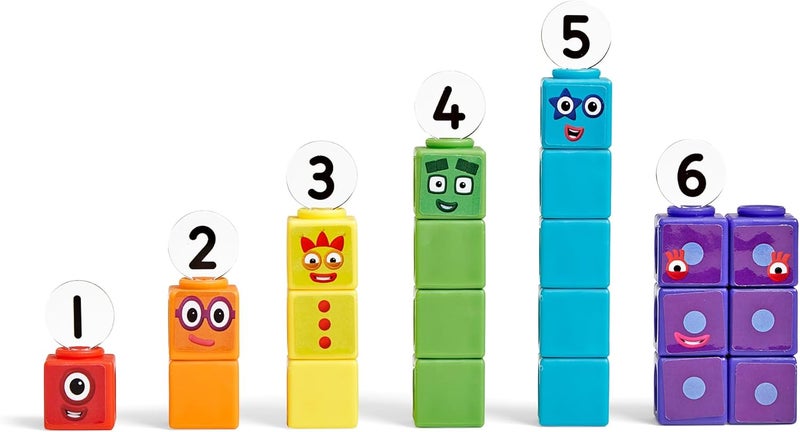 ليرننج ريسورسز Learning Resources HM96093-UK MathLink Dice Set Numberblocks Sheep العمر 3 4 5 6 CBeebies لعبة أرقام مزرعة EYFS 10 أنشطة رياضية متضمنة متعدد - Image 4