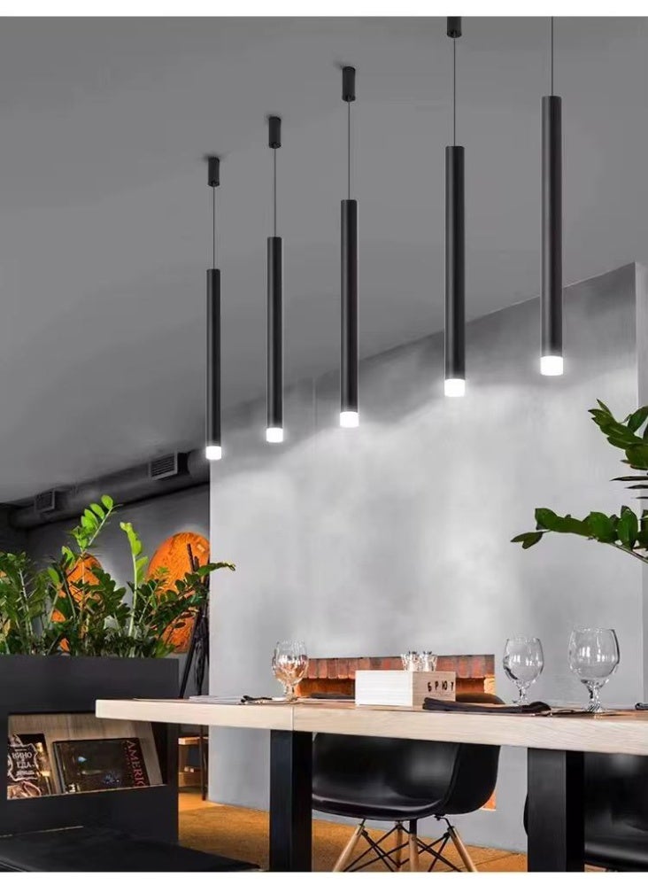 NERFA Elegant modern cylindrical pendant light, perfect for restaurants, cafés, and contemporary spaces. - Image 1