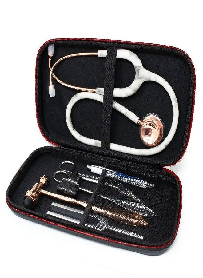 MDF Instruments MDF Instruments, Hard Travel Carrying Case with Mesh Pocket, Medium Size, Fits MD One & Acoustica Stethoscopes, Reflex Hammers, Sphygmomanometers, Penlights, Doctor & Nurse Accessories (MDFSCM12)  - Image 4