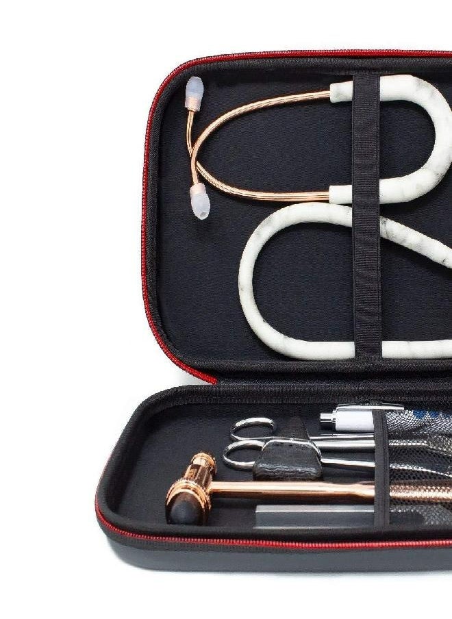 MDF Instruments MDF Instruments, Hard Travel Carrying Case with Mesh Pocket, Medium Size, Fits MD One & Acoustica Stethoscopes, Reflex Hammers, Sphygmomanometers, Penlights, Doctor & Nurse Accessories (MDFSCM12)  - Image 3