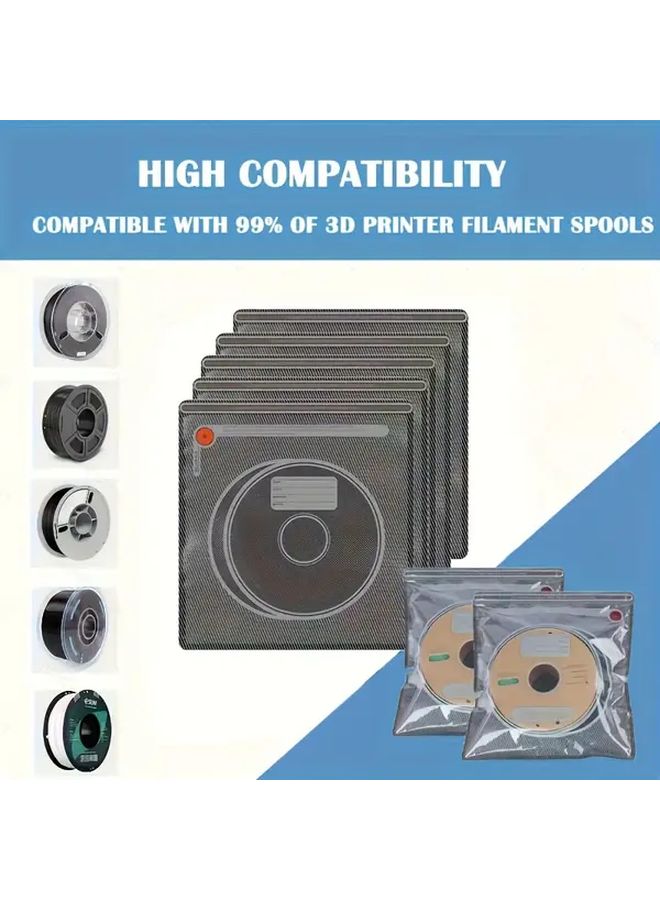 Reusable 3D Printer Filament Storage Bags Vacuum Set With Desiccant 20 Pcs - Image 4