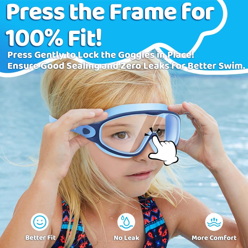 Vvinca Kids Swim Goggles US298 - Image 3