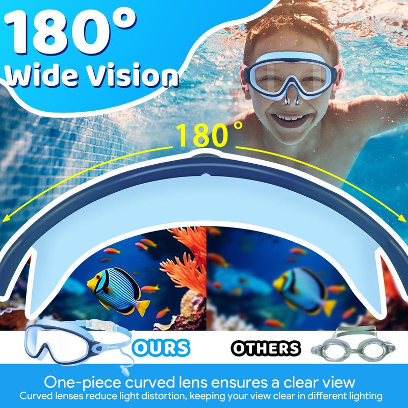 Vvinca Kids Swim Goggles US298 - Image 5