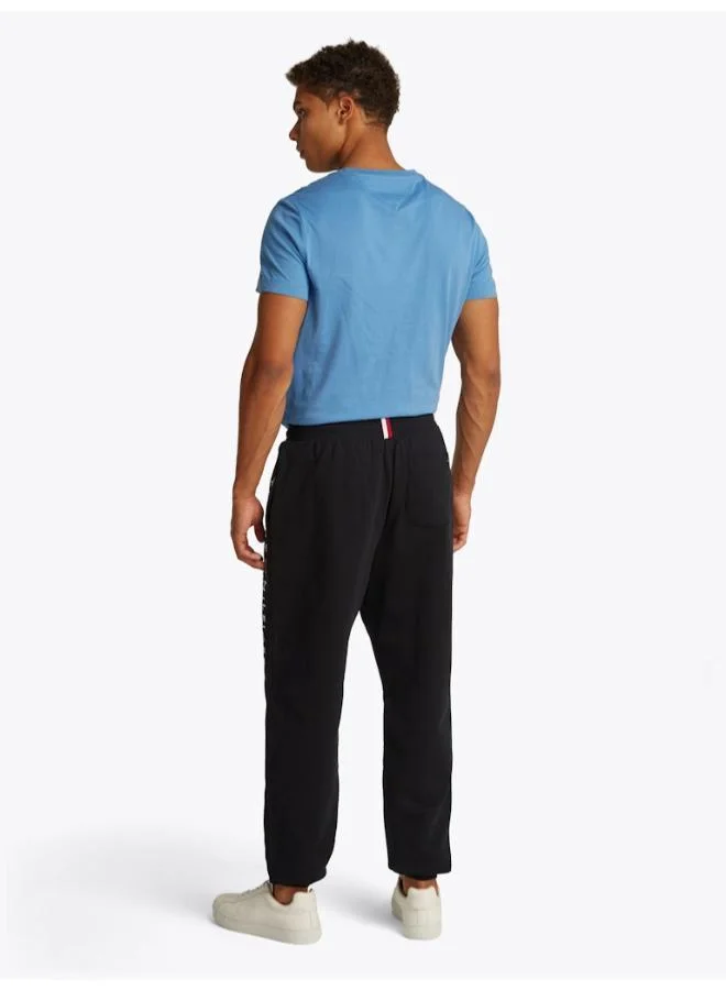 تومي هيلفيغر Logo Terry Cuffed Leg Joggers