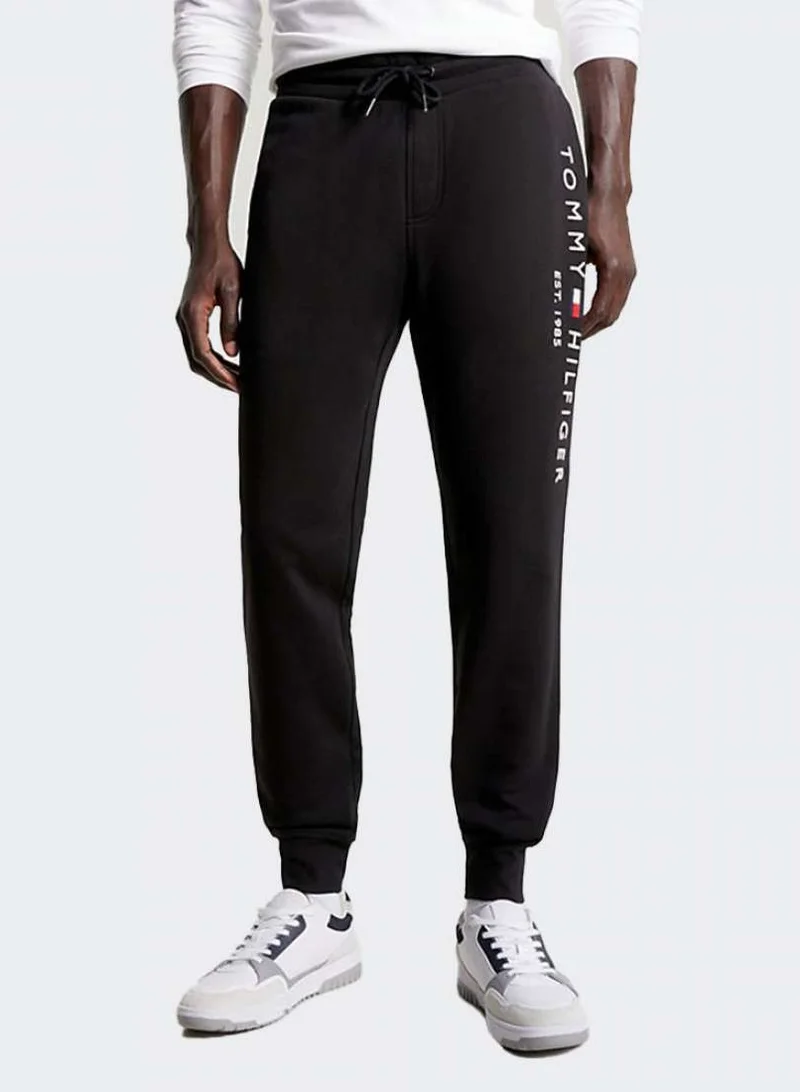 TOMMY HILFIGER Logo Terry Cuffed Leg Joggers