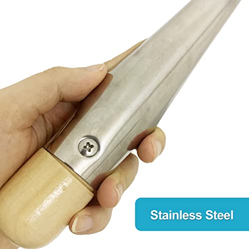 asdmm Boat Rope Splicing Spike FID with Plastic Handle, Marine Stainless Steel Accessories for Line Wire Dia, 1 Pcs (Medium 1/2" to 1) - Image 3
