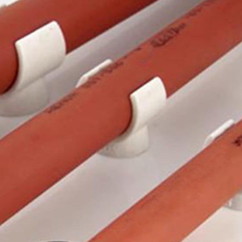 Heavy Duty U Shaped Pipe Clamps Hangers 100Pcs Tubing Hose Holder Fastener Color C - Image 3