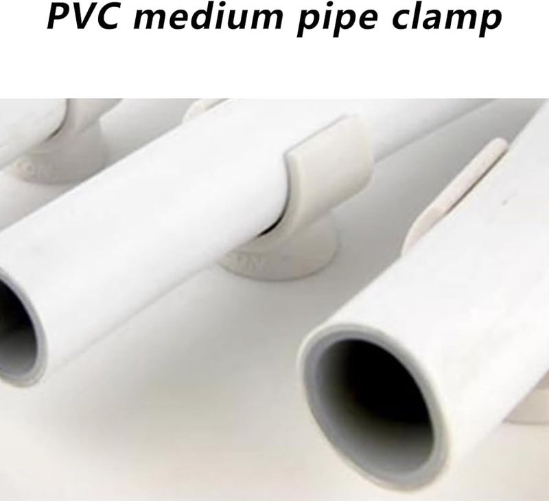 Heavy Duty U Shaped Pipe Clamps Hangers 100Pcs Tubing Hose Holder Fastener Color C - Image 4