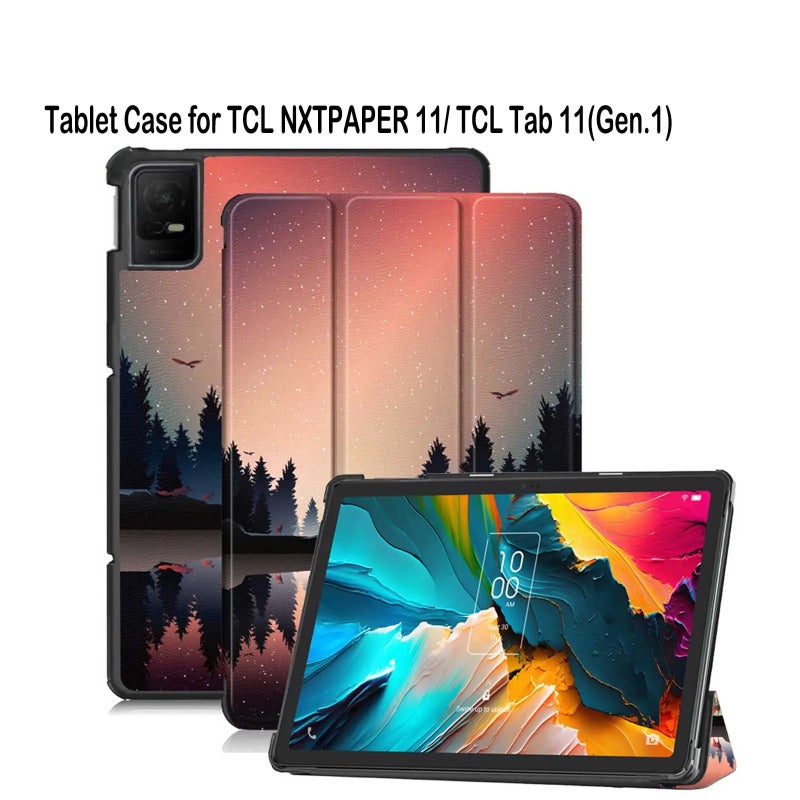 Ultra-Slim PU Leather Tablet Case for TCL NXTPAPER11 Tab 11/ TCL Tab 11 Gen1 with Kickstand - Image 2