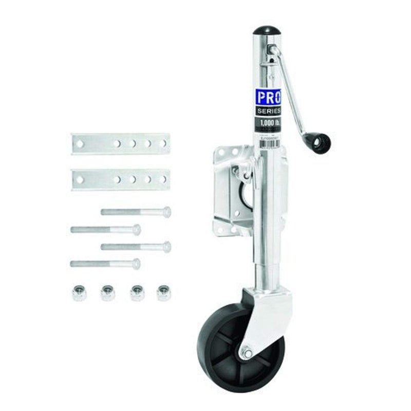 Pro Series EJ10000301 6" Zinc Plated Bolt-On Jack - Image 3