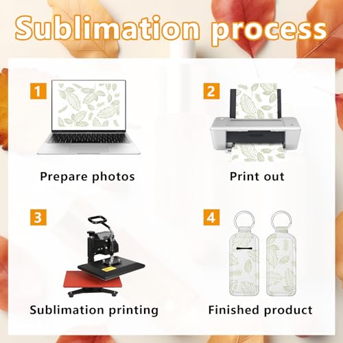 Anpuimult 30 PCS Sublimation chapstick holder blanks，bulk neoprene lip balm holder keychain，Neoprene Clip-on Sleeve Travel Key Ring Holder DIY sublimation blanks products - Image 5