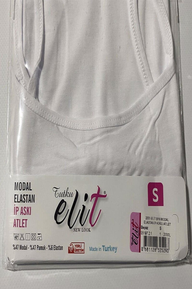 Tutku Elit Women's Modal Lycra Rope Strap Athlete 2001- 6 Pieces - Image 3