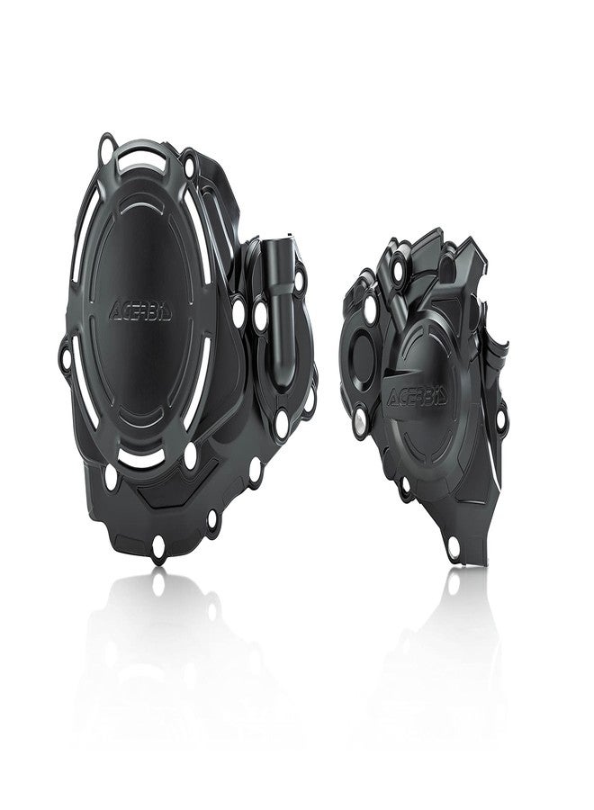 Acerbis X-Power Engine Cover Kit (Black) for 19-20 Honda CRF450R
