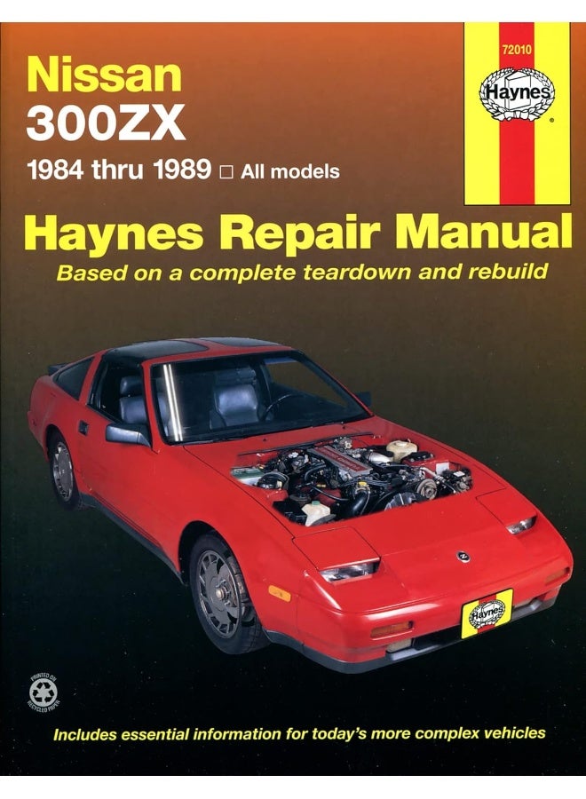 Nissan 300ZX (1984-1989) models inc. Turbo, 2seater & 2 + 2 V6 engine Haynes Repair Manual (USA) - Image 1